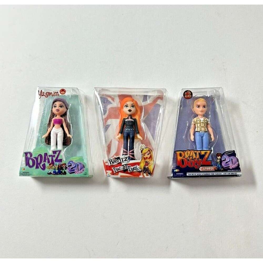Bratz Minis Mini Verse Cameron Yasmin Cloe 20 Yearz & London Editions Lot Of 3